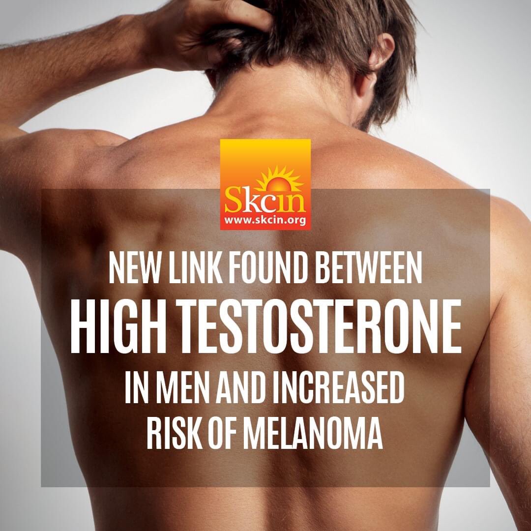 SkcinCharity's tweet image. LADIES, CHECK YOUR MAN! PREVENTION AND EARLY DETECTION SAVES LIVES.

A new link between higher levels of testosterone in the blood and increased risk of melanoma skin cancer in men has been found, according to a study funded by Cancer Research UK. 

facebook.com/105658592872/p…