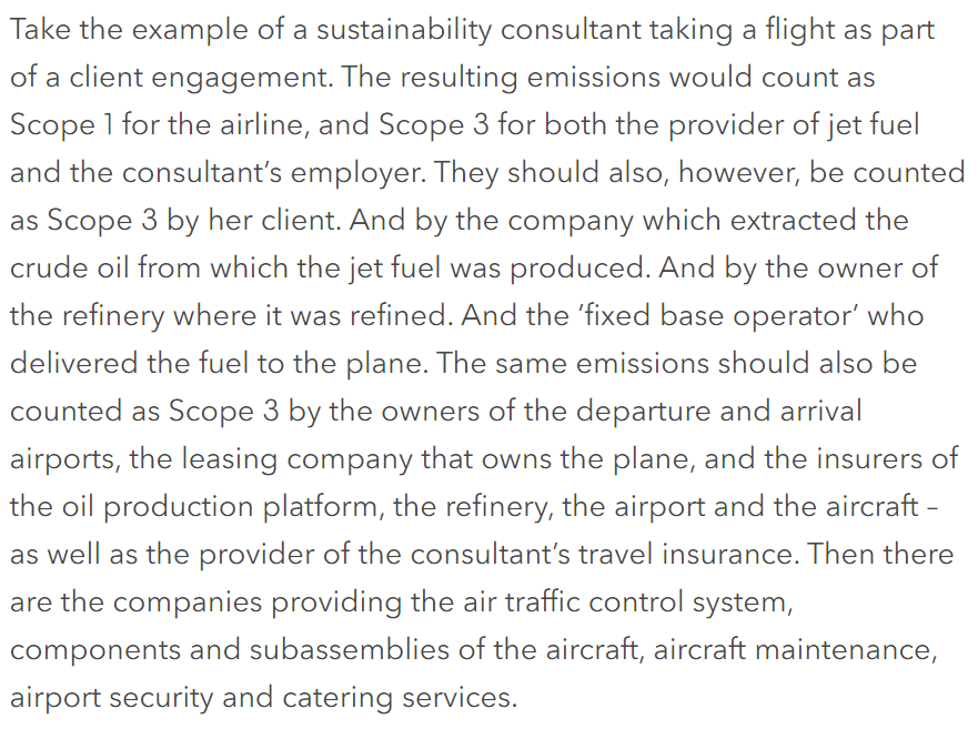 Shayle Kann (@shaylekann) on Twitter photo A single, perfect paragraph from <a href="/MLiebreich/">Michael Liebreich - @MLiebreich.bsky.social</a> explaining why Scope 3 emissions accounting is complicated A single, perfect paragraph from <a href="/MLiebreich/">Michael Liebreich - @MLiebreich.bsky.social</a> explaining why Scope 3 emissions accounting is complicated