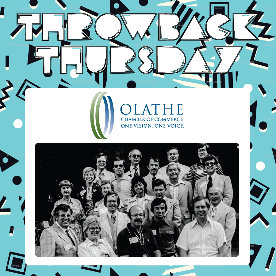 Going way back in the throwback machine for his week's @OlatheChamber #throwbackthursday. A little mid-70s gathering. Don't worry, this was pre-pandemic, so it's all good. It just seems like we've been social distancing that long. https://t.co/sSRCXtCdqc