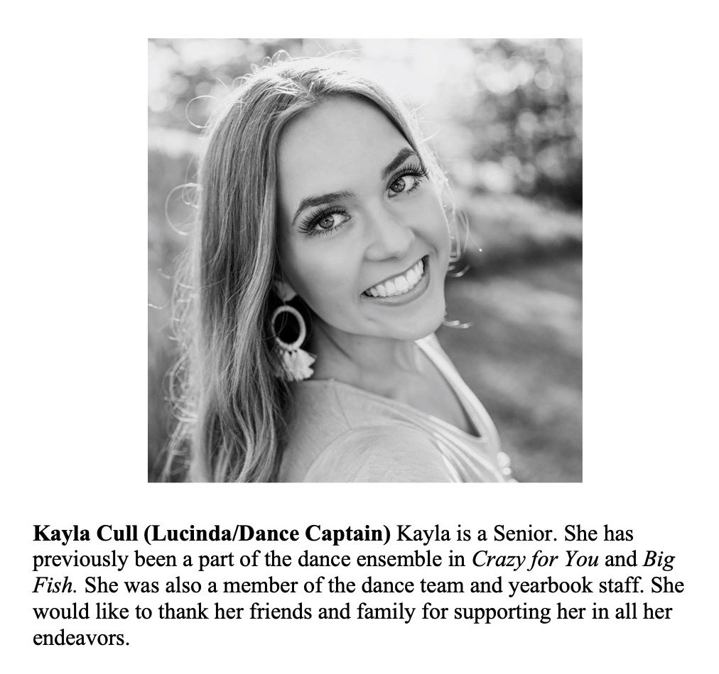 BurkeTheatre's tweet photo. SENIOR SPOTLIGHT #3! Come out and support these #BurkeITW graduating seniors! FREE TICKETS here: https://t.co/98Zo978rfu @BurkeJournalism @BurkeChoir @drasmussen43 @OPS_Burke https://t.co/D3HALa47XW