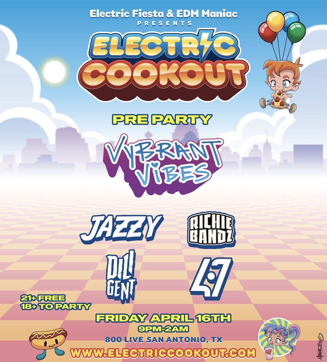 electriccookout's tweet photo. We are Proud to Present our full weekend of music programming for Electric Cookout! 
🤠⚡️🔊🎉
Don't miss out on such an epic weekend!
Get your passes at https://t.co/DTkeDEjYAq https://t.co/znuRJR1Nsd