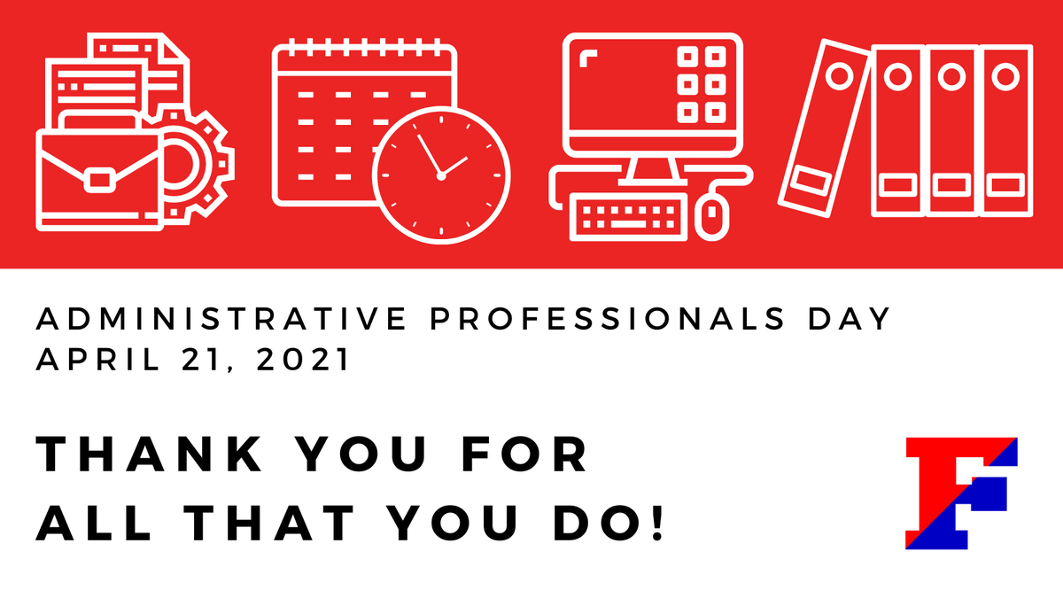 ADMINISTRATIVE PROFESSIONALS DAY: Make sure you take a moment to thank the administrative professionals in your school for everything they do for the Raider community! 💙❤️