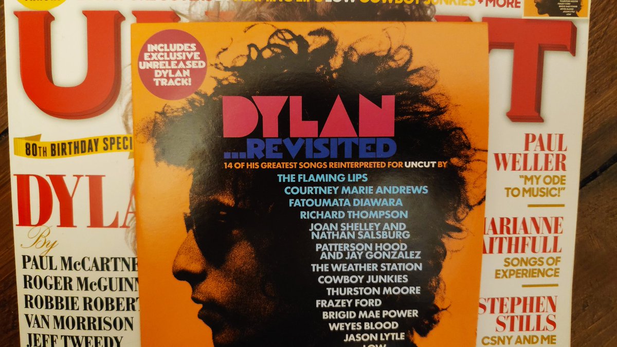 This @uncutmagazine covermount is the best @bobdylan covers album I own, and I own THEM ALL. 
Incredible work from all but special high fives to @TheWeatherStn, @courtneymamusic, @FatouDiawara, @brigidpowerhi, @JoanShelley & @twosandfews and @WeyesBlood.
Go buy it. So good.