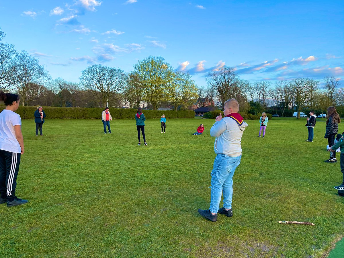 Had fun at our first face to face meeting in 2021 lots of fun laughter, from blindfold challenge to socially distanced game of splat. #skillsforlife