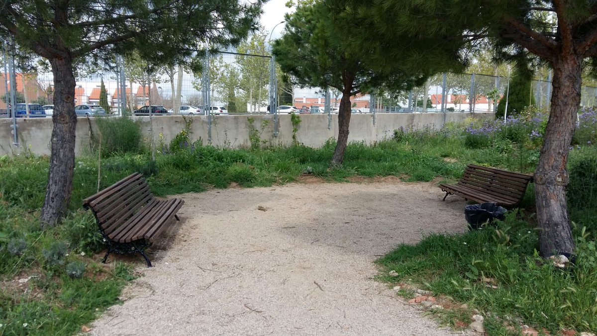 bertaeco's tweet image. Qué buena noticia tenemos hoy para compartir! José María y sus alumnos de 1 de Carrocería, ya han colocado los dos primeros bancos en el bosque. Todavía faltan 11 por colocar.Estaban muy deteriorados y el @aytoguadalajara nos los cedió. #educarfuera #sembrandoelcambio