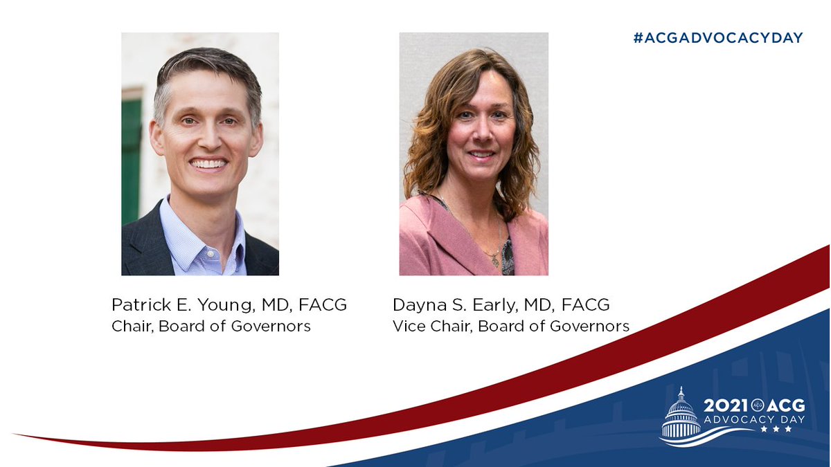 On behalf of Dr. Patrick Young & Dr. @DaynaEarly, the ACG Governors thank inspiring & informative physicians who also serve in Congress, and who shared insights at #ACGAdvocacyDay @BillCassidy @RepBera @RepLarryBucshon @RonnyJacksonTX @RepKimSchrier #Gastroenterology #YPLSP