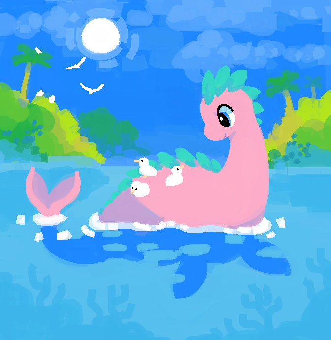 Mossworm1's tweet photo. that's my friend Serendipity!
(based vaguely on the CD cover)
#serendipitythepinkdragon
#mossworm https://t.co/YGMb0YKfFK