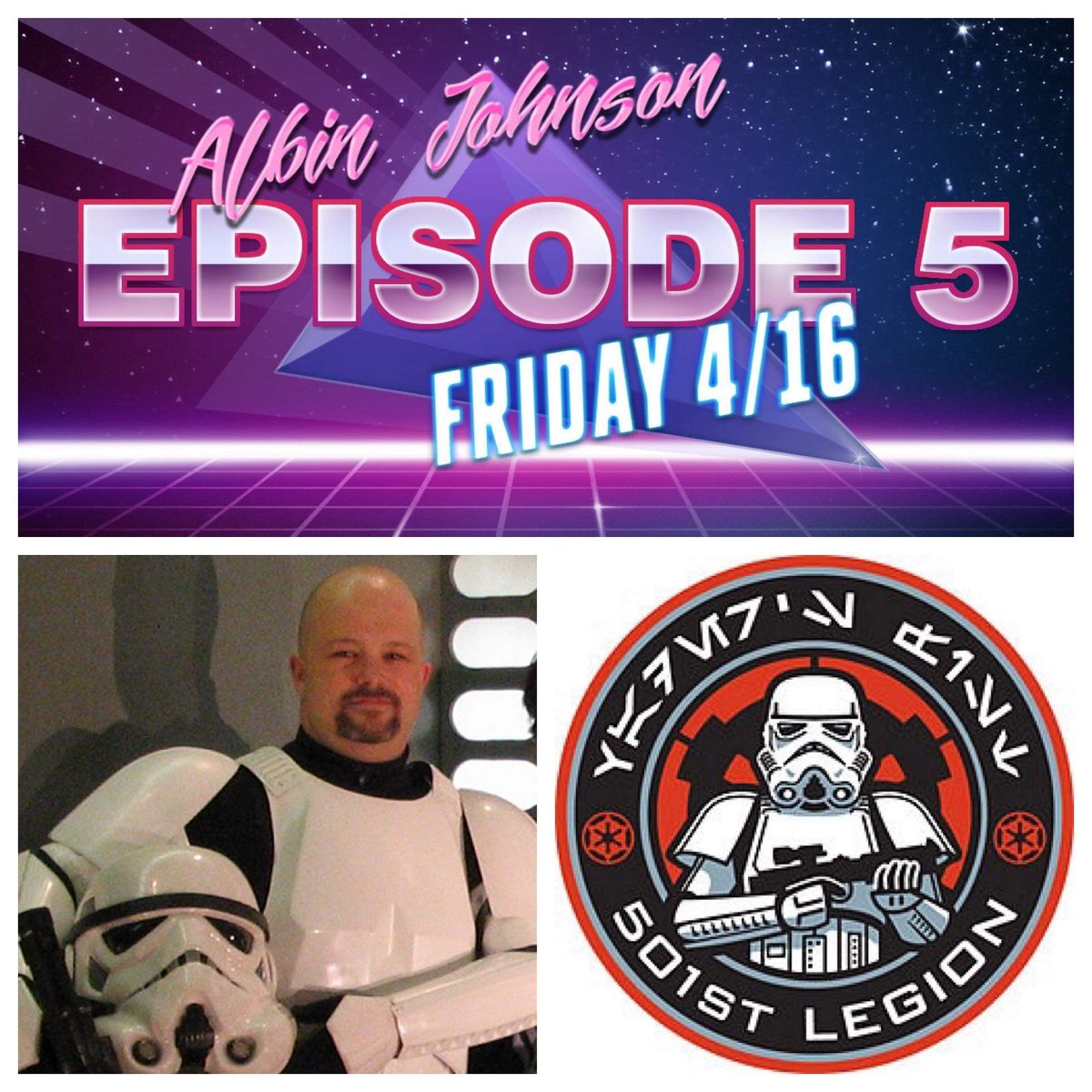 OverNerdy's tweet photo. Just 1 more day until the premier of our next episode which goes live at 3PM EST! 🙌 Stay tuned!! 
#podcast #nerd #collector #starwars #501st #501stlegion #official501st #stormtrooper #deathstar #maytheforcebewithyou #lukeskywalker #darthvader #r2kt #collectables #nerdlife #geek https://t.co/pa53JHXlec