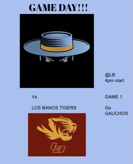 Game 1 let’s go Gauchos