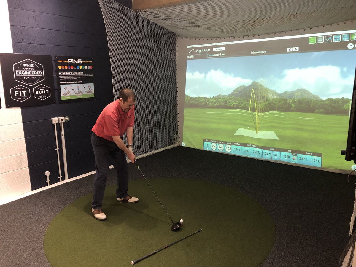 Another successful fitting and coaching session in the simulator tonight. If you can’t make it through the day, don’t worry the simulator is open until 8pm for lesson and fittings. To book email pro@ilkleygolfclub.co.uk #ilkleygolfshop #ilkleygolfclub #flightscope #golfcoaching