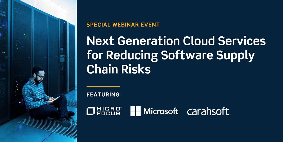 suzygorme's tweet image. What are best practices for orgs moving beyond their own #softwarefactories to robust, secure, cloud based enterprises? Join @MicroFocusGov and @Microsoft thought leaders on @actualtechmedia&apos;s upcoming webinar April 26 @ 2pm EST! bit.ly/3abjbBJ