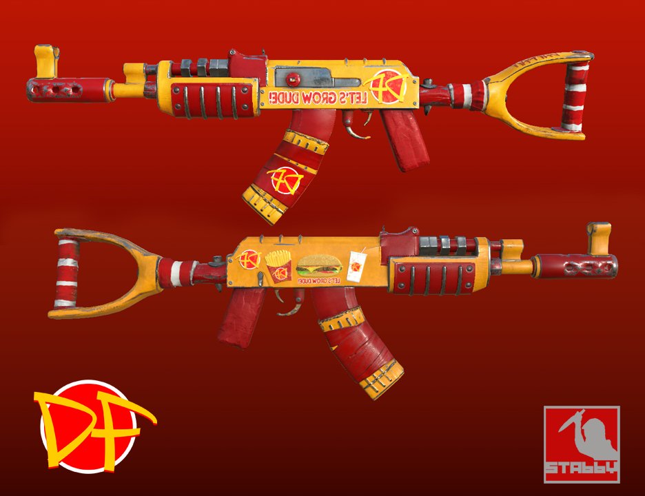Horrorview's tweet image. Streamer Skin - Dafran-Chise AK-47! steamcommunity.com/sharedfiles/fi… #rust #rustskins #ruststreamer #twitchskins #skinsforrust
