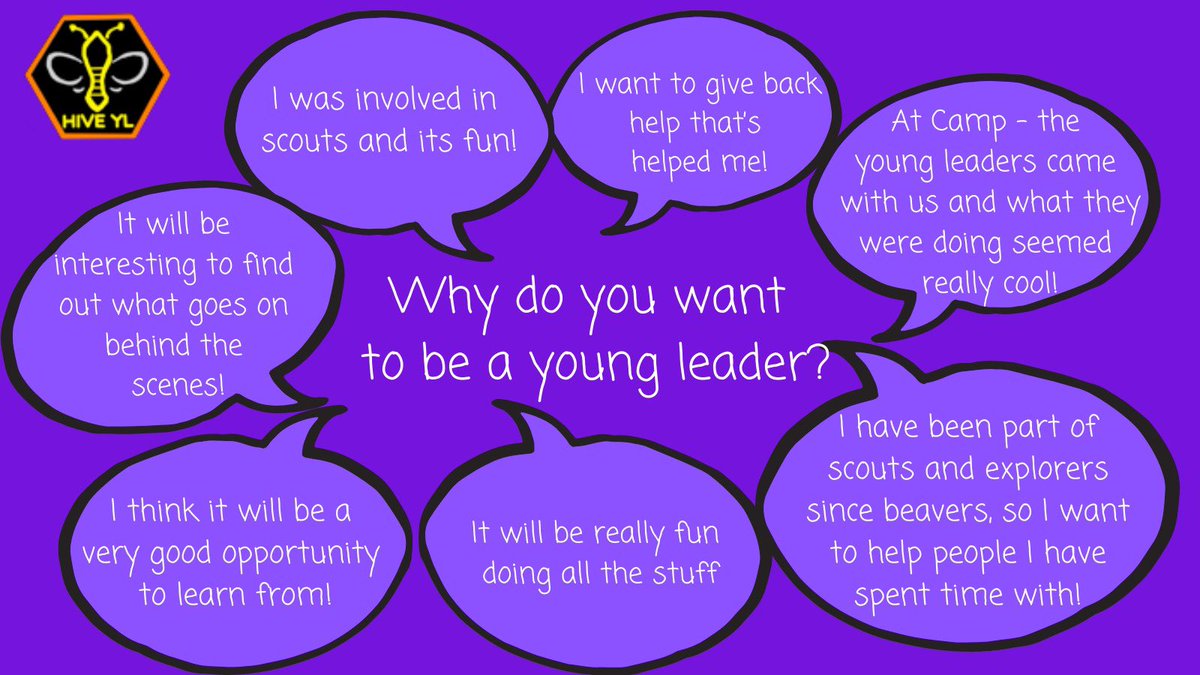 Our 9 newest young leaders in @Midhertsscouts had some amazing reasons for volunteering! Module A ✅ @CCHertsScouts @HertsScouts @scouts #skillsforlife #volunteer