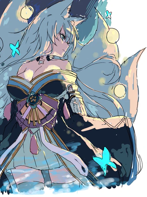 久しぶりに絵チャをしたのでその時に描いた信濃
#アズールレーン 