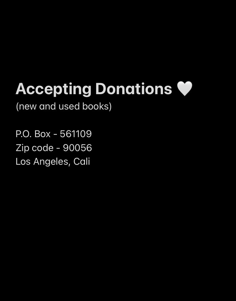 you send books to us, we send to incarcerated folks. visit nonamebooks.com/Prison-Chapters and fill out our prison chapter form if you have a loved one interested in receiving books 💚🙏🏾