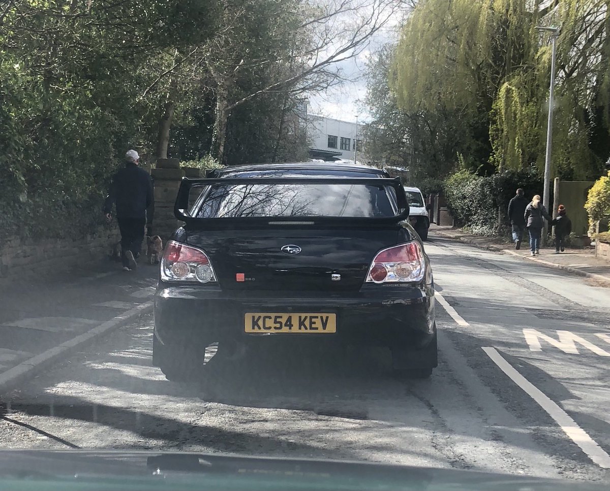 ⁦<a href="/KCMANC/">Kevin Cummins</a>⁩ spotted this out on the Cheshire roads — thought you’d popped North but doesn’t look your style  somehow ;) Hope all is well. Cracking win last night #ctid