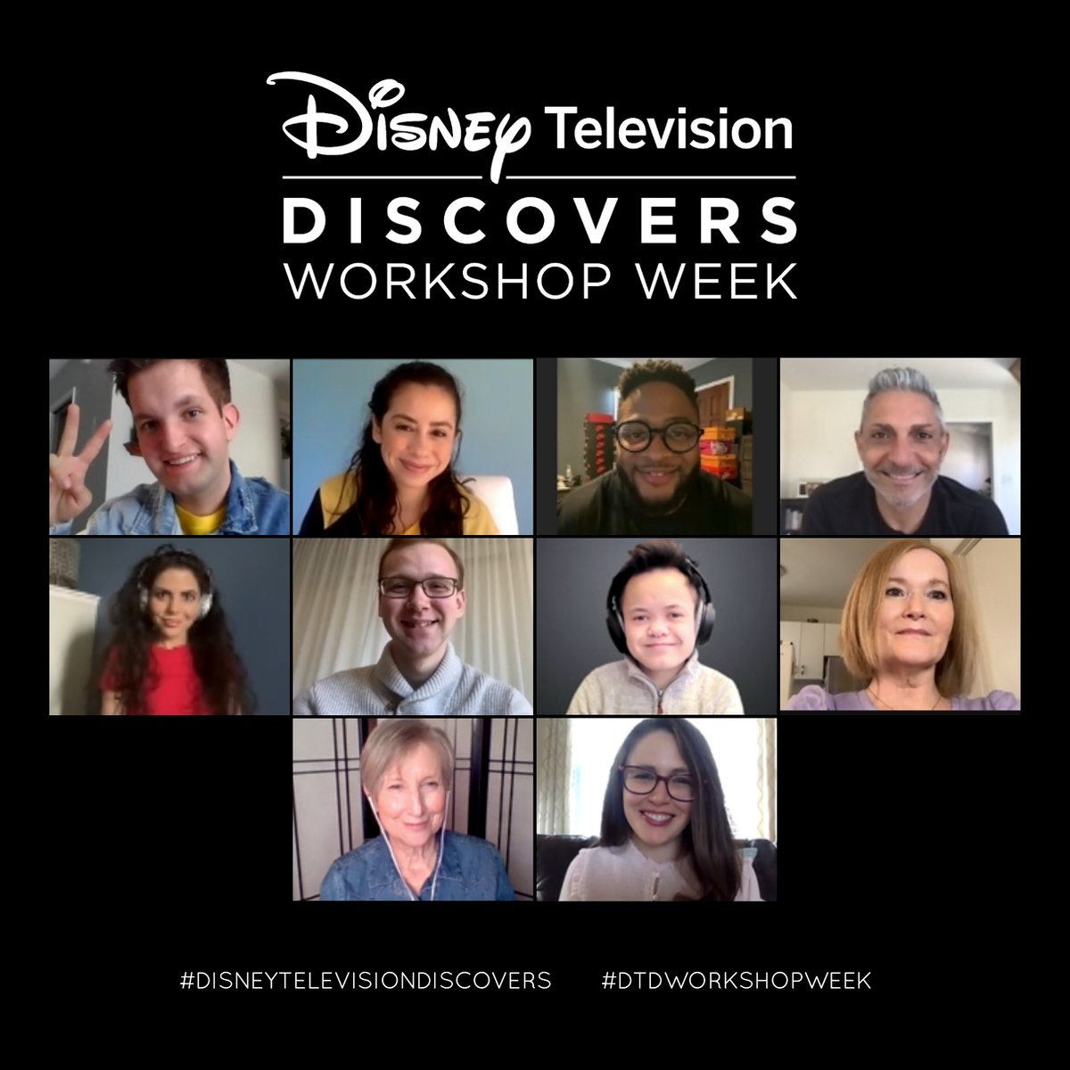 Our 2021 Disney Television Discovers: Workshop Week in Los Angeles continues with actors of KMR Talent. Thanks for joining remotely! #DisneyTelevisionDiscovers #DTDWorkshopWeek