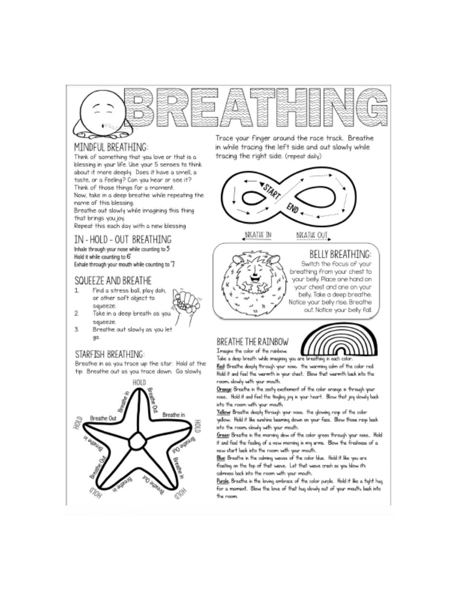 JC_Elementary's tweet photo. Sometimes it is helpful just to take a moment to breathe. Maybe these ideas will help. #churchillcheetahs #surreyschools #sd36learn @surrey_schools @JC_Elementary https://t.co/kJIU6lPeIl