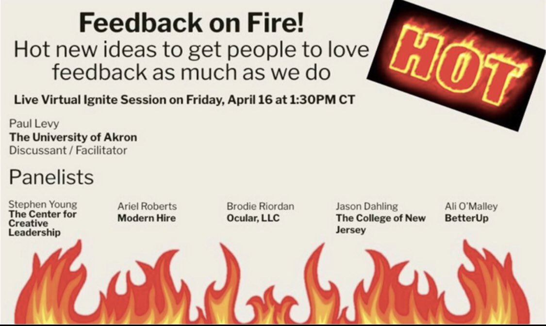 Looking forward to a day of virtual SIOPing, and to presenting an Ignite session on #feedback with some very dear friends and mentors: <a href="/pel5631/">Paul E. Levy</a> @jbrodieg <a href="/DataForLeaders/">Steve Young</a> #SIOP21