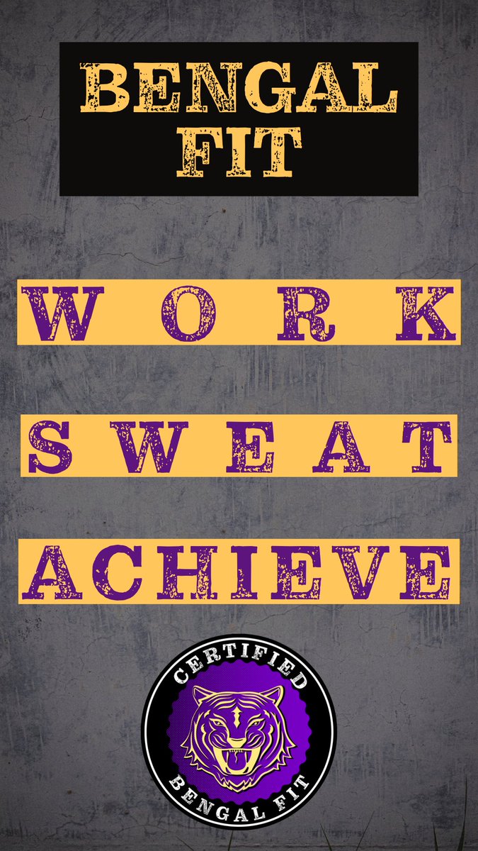 Hey Bengals! What are you doing to get Bengal Fit? #LHSBengalFit #firsttweet #GoBengals