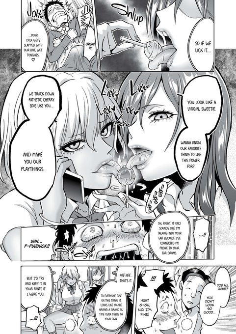 [Notice]
The full English translation of my third douujinshi "Paraphilia of sensation" is now available on @irodoricomics !

You will be ruined with pleasure by the abusive words and psychic powers of the three gals

https://t.co/p0wk5nYSNN 