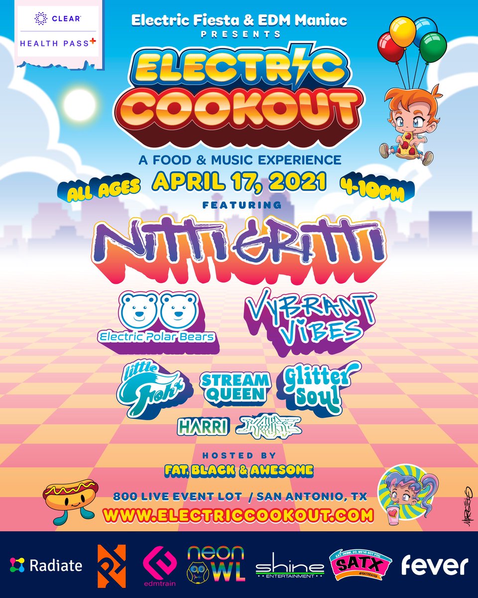 electriccookout's tweet photo. **WARNING***THIS POST MAY CAUSE HUNGER**
🌮🍜🍤🌭🍔🥤🧋🥡
#CookOutCrew here is your Phase 1 vendor lineup for this weekend!!! 😍😋🤤 
Come ready to eat &amp; drink because @ElectricCookOut is where Food &amp; Music collide!
Limited tickets available at https://t.co/9iWaymLbu4 🎫🔊 https://t.co/nF3DHzSipI