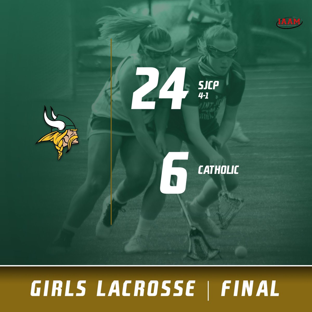 SJCP Girls LAX dominates Catholic HS in tonight's Senior Night game! Congratulations to our Class of 2021 players!

Highlight Performances:

Maya Graham - 2G / 1CTO / 9DC
Kaylee Storm - 3G / 2A / 5DC
Merryn Eaton - 4G
Addison Scanlon - 3G / 2A / 4DC
Tatum Coleman - 3G / 1A / 3DC