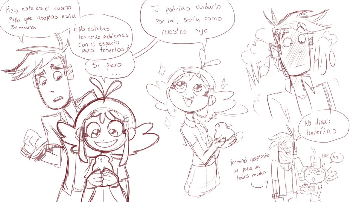 Algunos dibujitos más solo porque realmente me gustaron los diseños de estos personajes. #fnafhs 