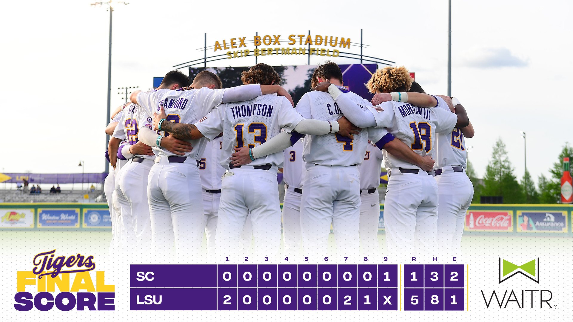 LSU Baseball on Twitter "TIGERS WIN! TIGERS WIN!…