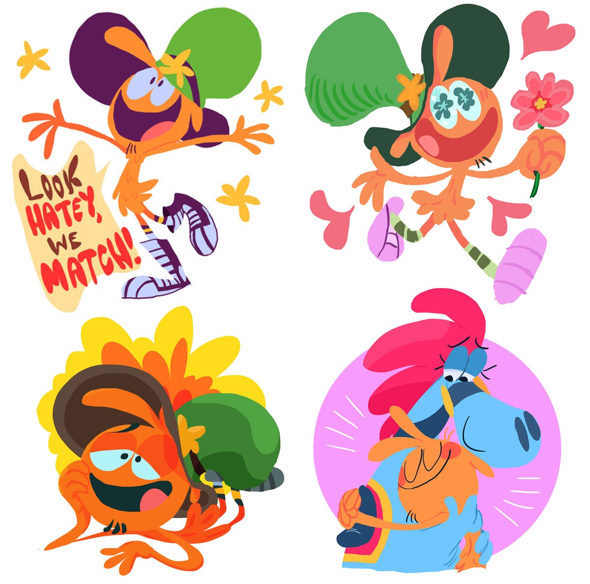 i was feeling nostalgic and made some collages of my old woy art. i miss this show so much!!!! 