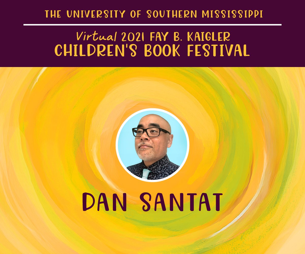 Tomorrow morning we will have our last live concurrent sessions starting at 10:30 am CT and then our final keynote session with the marvelous @dsantat at Noon CT. Details here: usm.edu/childrens-book… #usmcbf