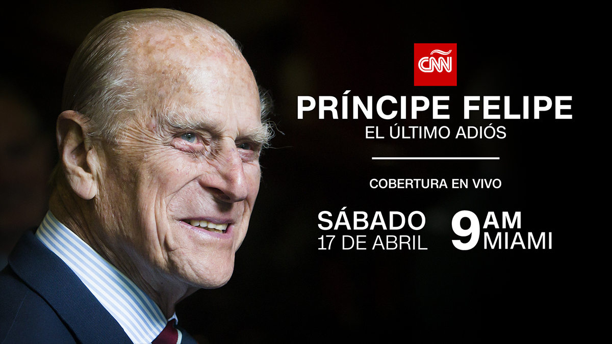 CNNEPrensa's tweet photo. .@analuengoromero transmitirá en vivo la cobertura del funeral del príncipe Felipe, duque de Edimburgo, el sábado 17 a partir de las 9 A.M. hora de Miami. Te esperamos https://t.co/wjHRuhMDKz