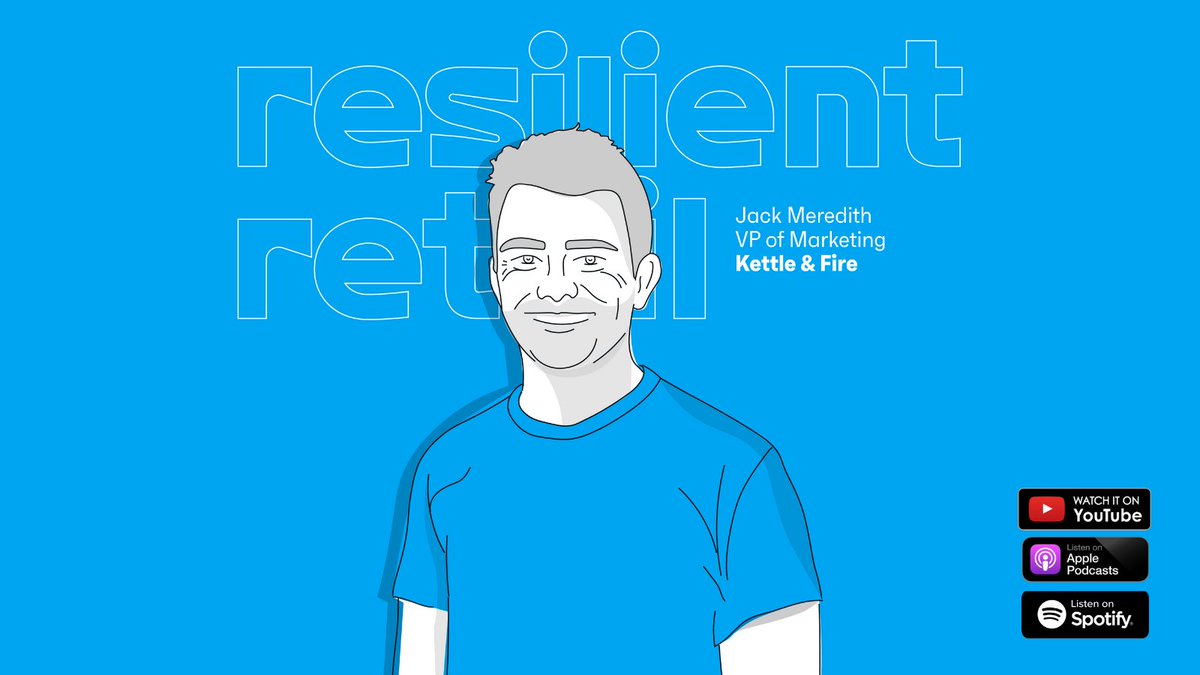 Resilience: 

"To be a cockroach. There's a lot of  points in the business where we could have just given up...it was just challenge after challenge. But we were cockroaches, we continued to push through that resistance and figure sh*t out." 👏

-<a href="/JVMeredith/">Jack Meredith</a>, <a href="/kettleandfire/">Kettle & Fire</a>