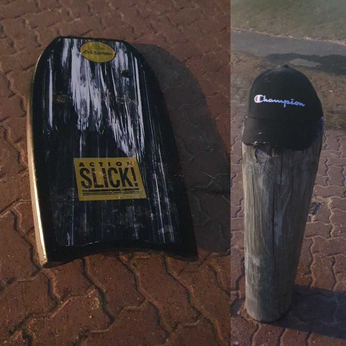 PredictionsSea's tweet image. The situation:

Anouther hat missing it owner.

Boggey board in the same spot missing its owner as well.
instagram.com/p/CNs3ctonRvn/…