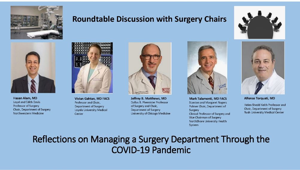 It's been a crazy year...at this year's Illinois Surgical Conference on April 24th, come hear the chairs of local surgical departments talk about how they led their teams through the pandemic &amp; how surgery may forever be changed by COVID. Register at ISQIC.org