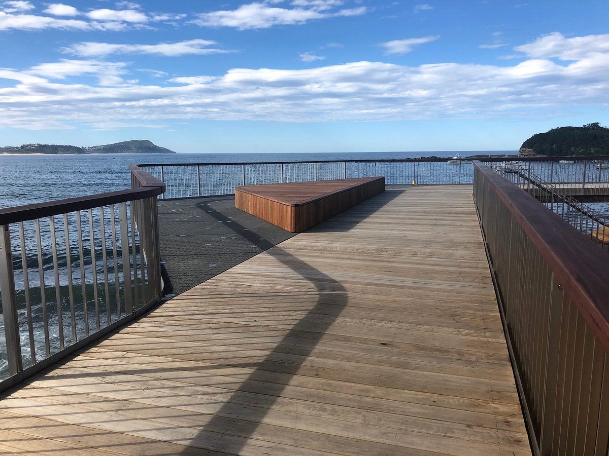 Not a bad view from the newly-completed Terrigal Boardwalk 😍