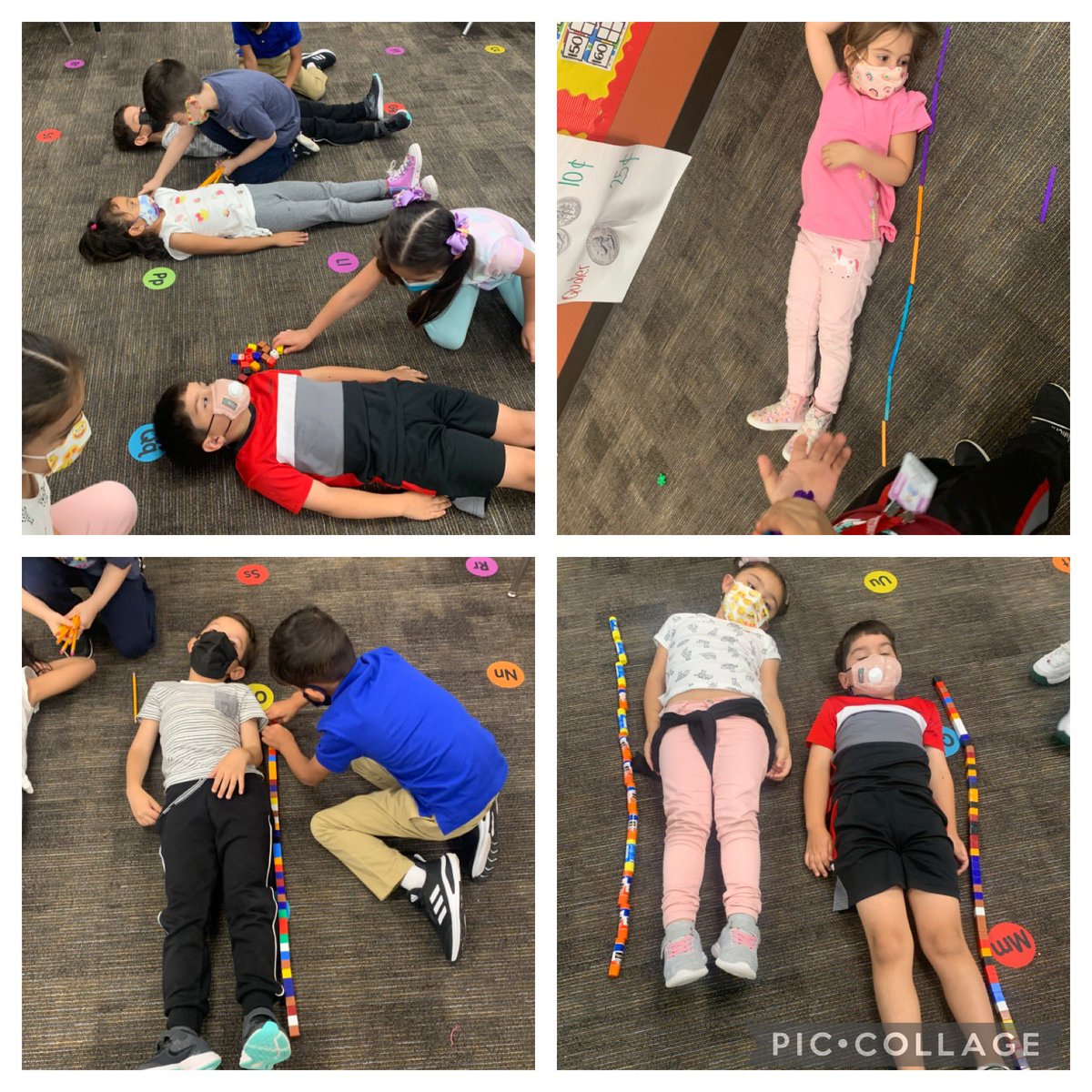 Using nonstandard units of measurement to measure a friend but first let’s measure Ms. Mayi <a href="/mayireyes07/">MaYi</a> 🥰🥰 <a href="/MJEjags/">Jenks Elementary</a>