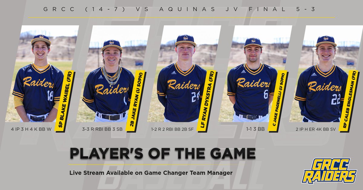 Raiders complete the sweep. final 5-3