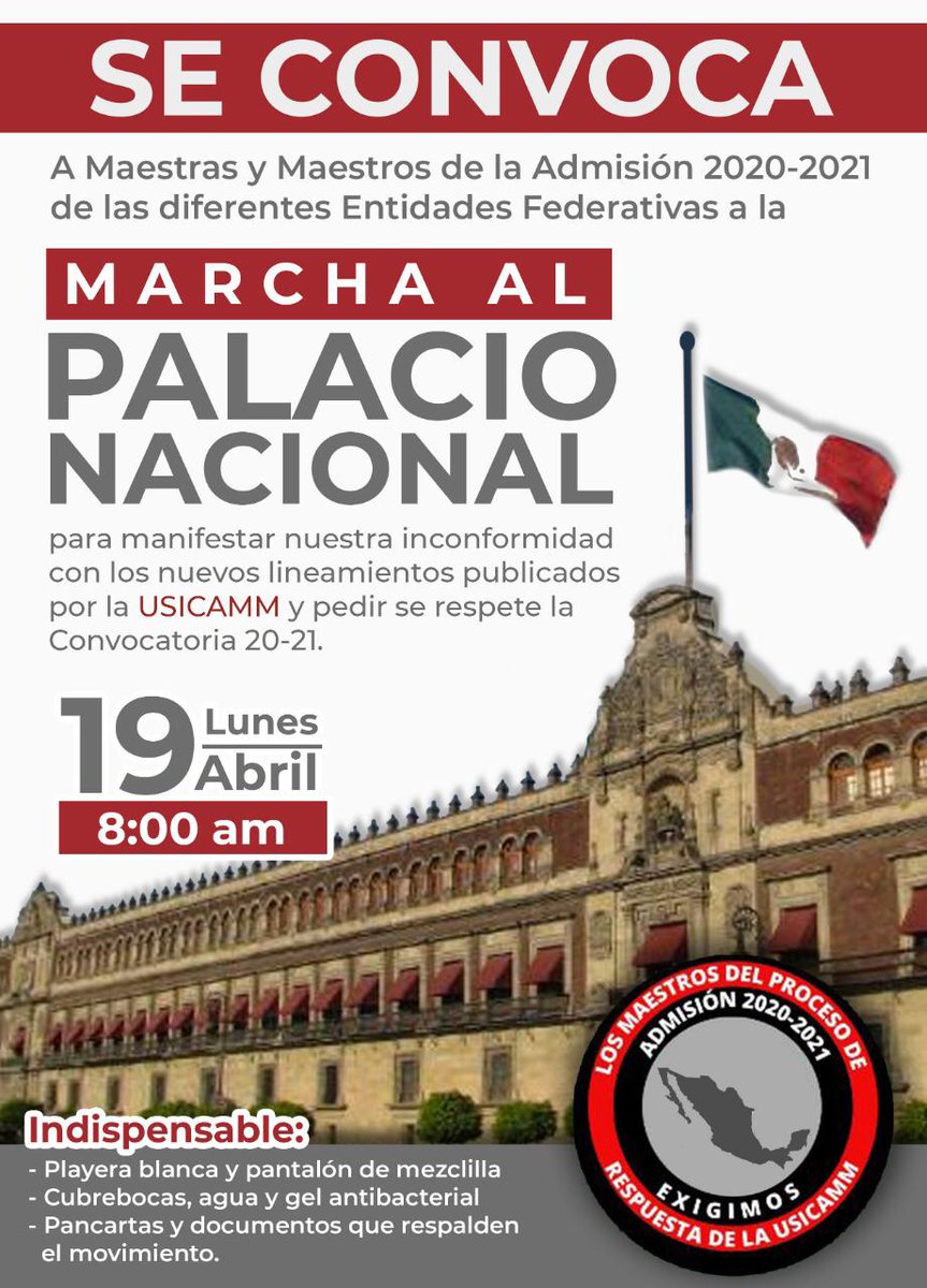 Edgar_garis's tweet photo. @DeniseMaerker @PaolaRojas @daniellemx_ @Javier_Alatorre @NTelevisa_com @AztecaNoticias espero.contar con su apoyo para difundir en sus medios de comunicación esta imagen, la finalidad es defender nuestro derecho laboral y que respeten las reglas del proceso de admisión 2020-2021 https://t.co/uYpSZbiTQB