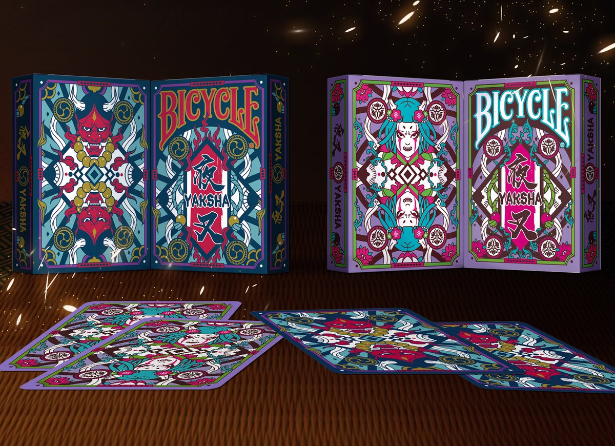 Bicycle Yaksha #playingcards #bicyclecards kickstarter.com/projects/carde…