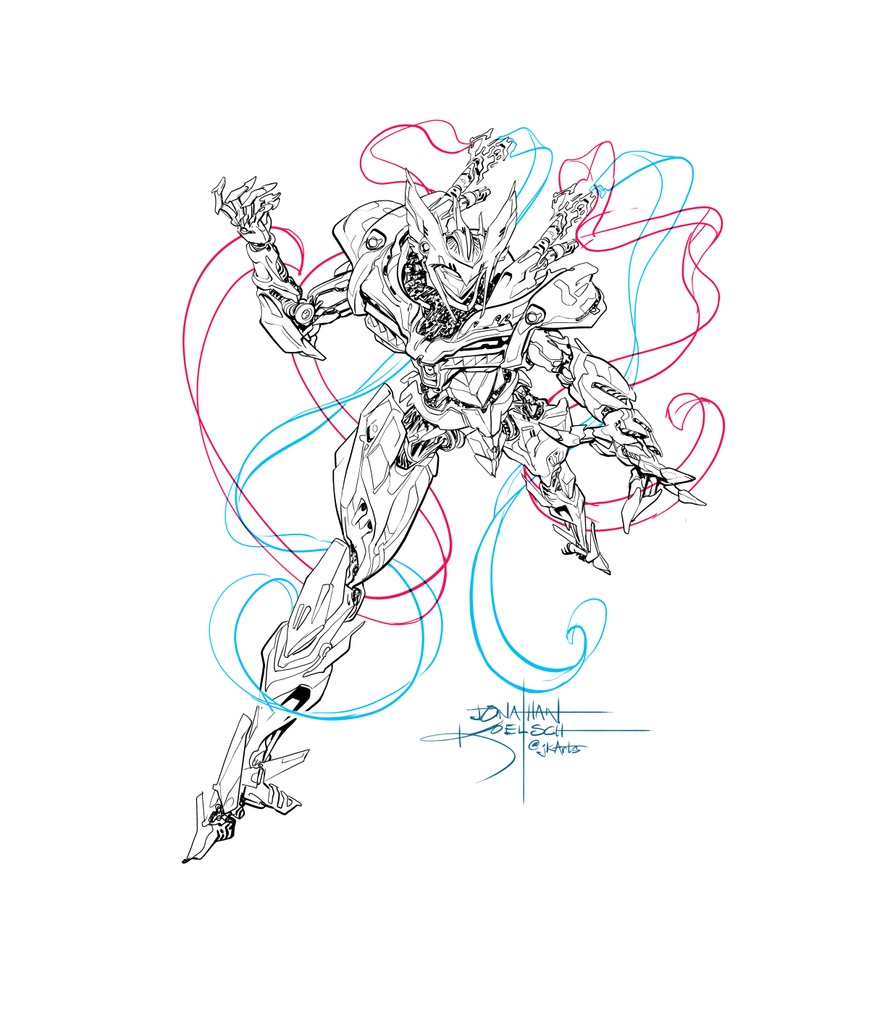 jkArts's tweet photo. Scarlet Witch mech for Marvel / Upper Deck – final art, card & prelim inks of a set of 10, printed in the 2020 Marvel Anime deck recently released. Each is a Marvel character as a mech. Special thanks to @upperdeckent ! #upperdeckmarvelanime #upperdeckmarvel #scarletwitch https://t.co/bkYjLrWiU0