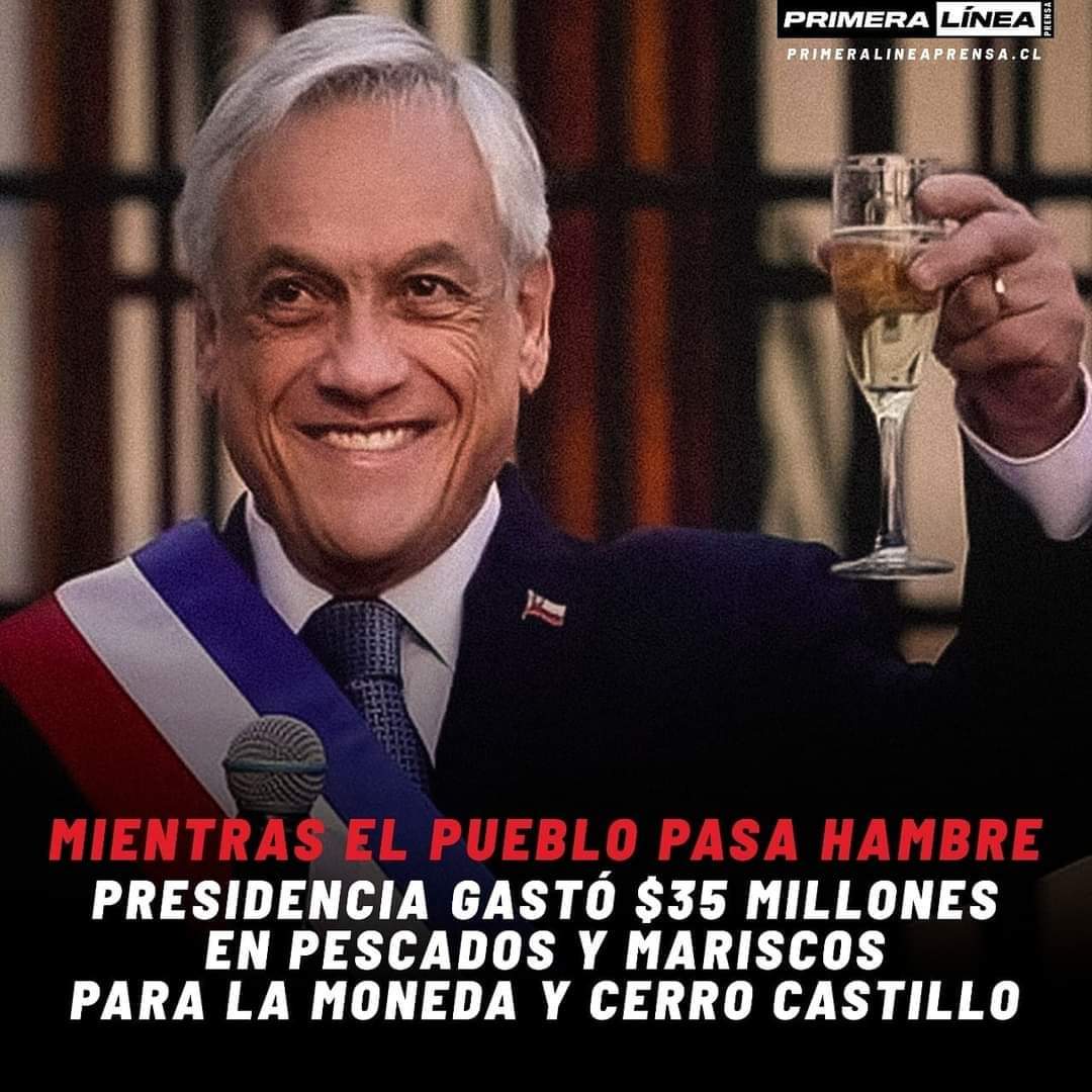 ENLUCHAPORNNA's tweet photo. Mientras el pueblo pasa hambre esta manga de ineptos se burlan en nuestra cara y niega el #TerceroRetiro10xCiento al pueblo!
#VariantePiñera #VariantePiñeraQLO #TercerRetiro https://t.co/GIxx2p62VI