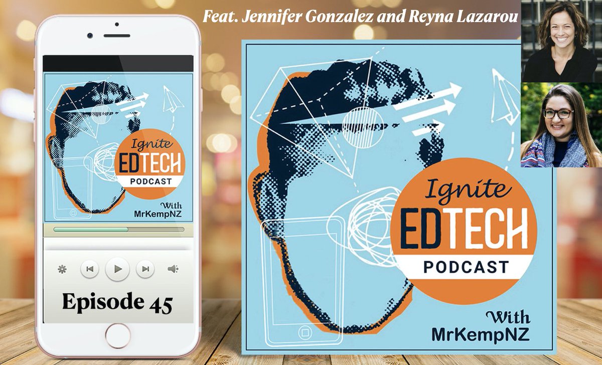 This weeks @edtech_podcast is now live feat. @cultofpedagogy, @MsReyna2, @mysimpleshow, @voxer, @EdjiNotes and so much more! Listen on your podcast channel of choice (linktr.ee/mrkempnz) #EdTech #EdTechChat #EdChat #Podcast #whatisschool