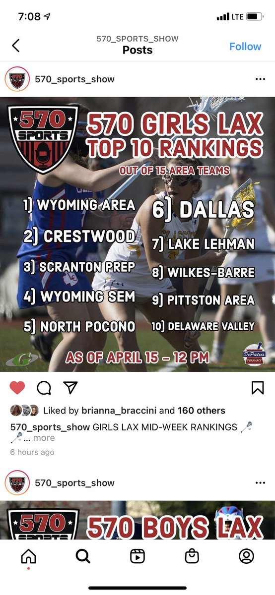CoachCarlD's tweet photo. Wyoming Area Girls Lacrosse beat Scranton Prep to improve to 5-0 great game girls ⁦@PAcoachP⁩ https://t.co/I3ohwr8Oq5