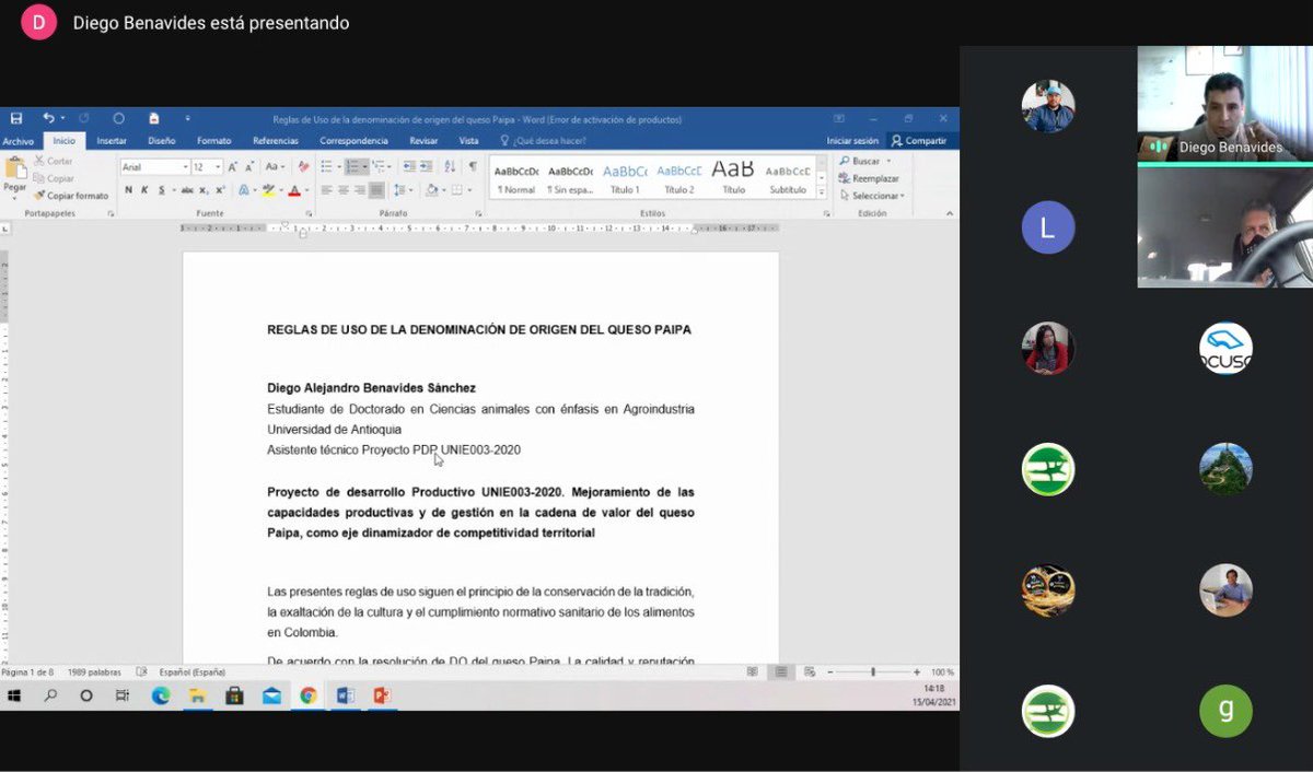 TerritorioBoy's tweet photo. Articulación, gestion, búsqueda de aliados #ProgramaCET suma de recursos, de voluntades, de conocimientos... elementos que componen el camino de fortalecimiento, desde #BoyacáTerritorioDeSabores en torno al #QuesoPaipaDO HOY: Reglamento de uso, consejo regulador, imagen y sello https://t.co/npyYYRDuLh