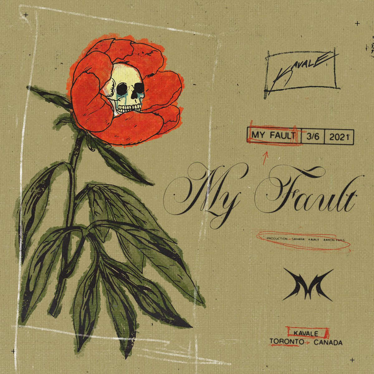 KavaleOfficial's tweet photo. Ask yourself, Is it pride over love? 
“My Fault” out at midnight.. drop a 🥀if you’re ready. 

Art direction by: @kaypllaje
Produced by: @saharagotheat
co-production by: Aaron Paris
Mixed by: @dlugacz
Additional engineering by: @thegissilent
Mastering by: @nickdep https://t.co/c00x6Upe62