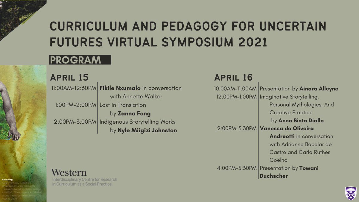 Thank you to everyone who joined in today for #UncertainFutures2021 #WorldsToCome2021 We look forward to having you back again tomorrow for day 2!
