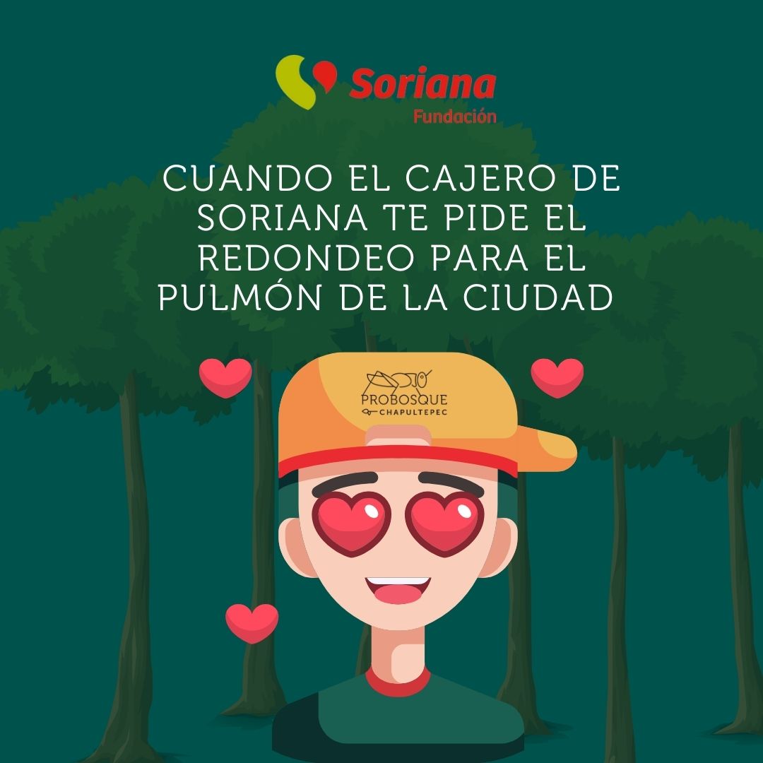 ProChapultepec's tweet photo. Durante el mes de abril ve a las tiendas Soriana y cuando llegues a la caja, piensa en el Bosque de Chapultepec y haz una donación. ¡Todo donativo es valioso!
#SoyProBosque #GraciasPorTuApoyo. #Soriana.
@OrgSoriana https://t.co/CssMp16WZd