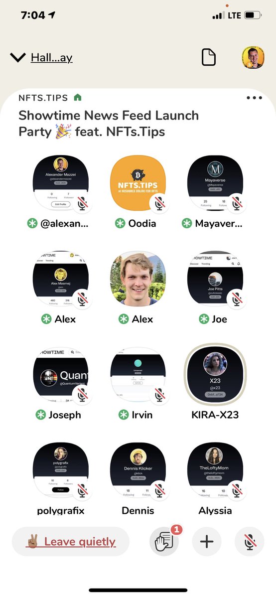 alexandermazzei's tweet photo. @AlexMasmej here is everyone who created a tryshowtime account in our @NftsTips clubhouse room live https://t.co/IrYGwMq8fd https://t.co/H8NDq1u9vu