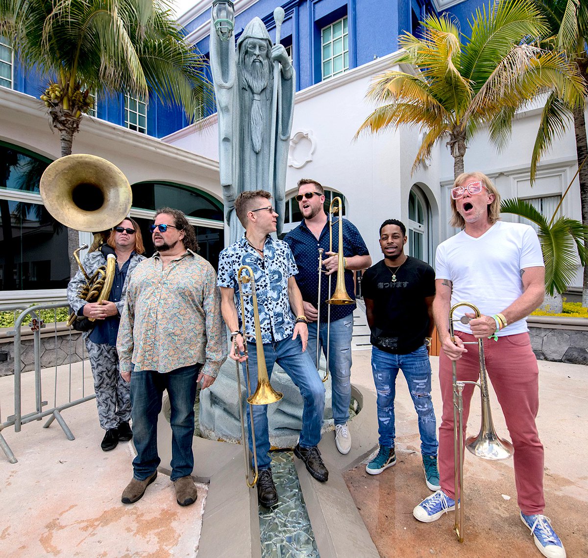 DONT MISS: Bonerama to play it’s first live show in over a year Saturday 4/17 in Baton Rouge LA! <a href="/redstick_social/">Red Stick Social</a> 9pm!  
#photoDaveVann #bonerama #batonrouge #livemusicreturns